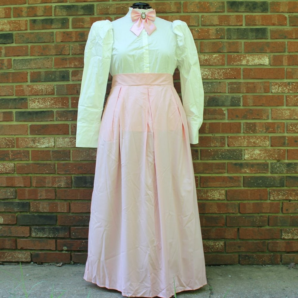 New Victorian Costume Set and Victorian Feather Hat